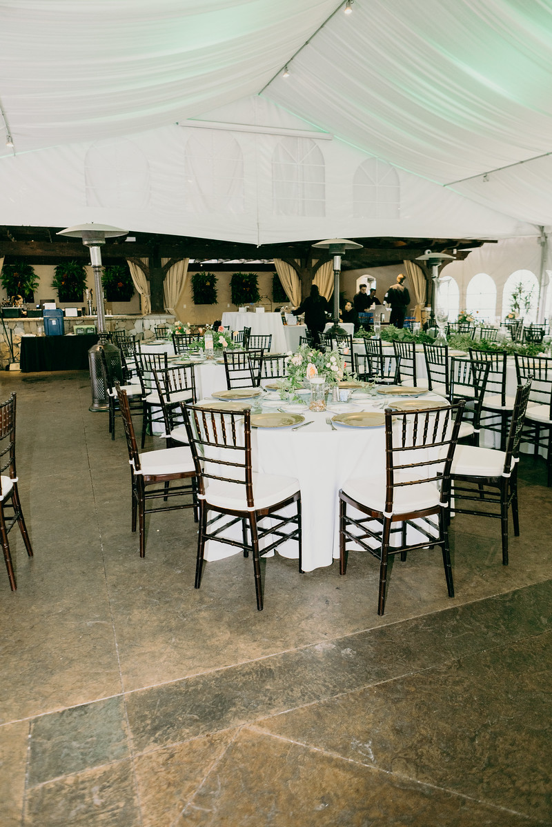 Reception room before the wedding