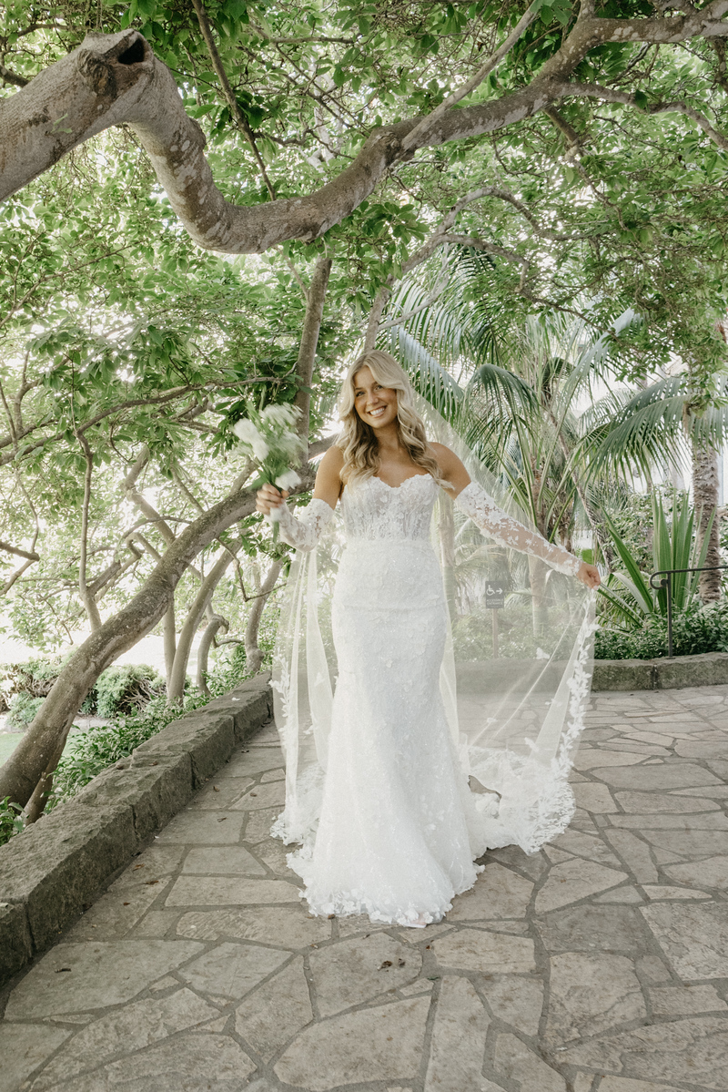 Bride editorial portrait